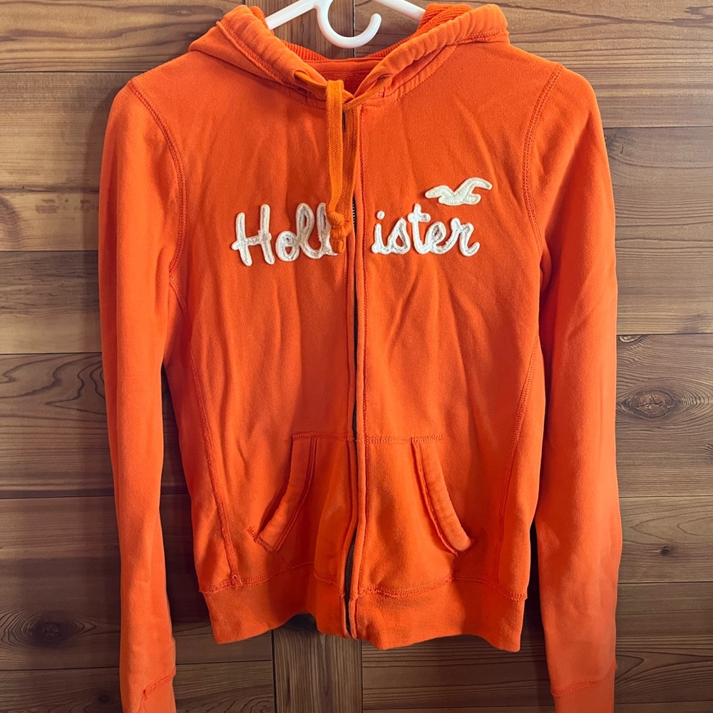 Hollister Orange Hoodie